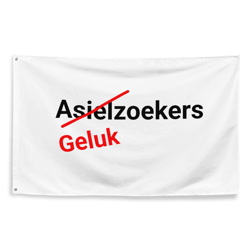 Flag gelukzoekers