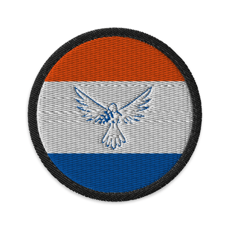 Embroidered Tactical Patches vlag cirkel klittenband