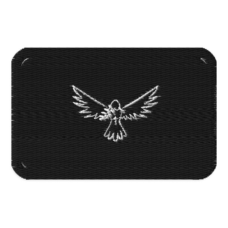 Embroidered patches zwart