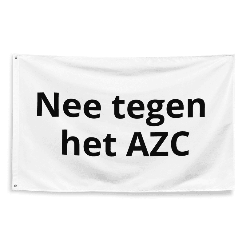 Flag Nee tegen azc